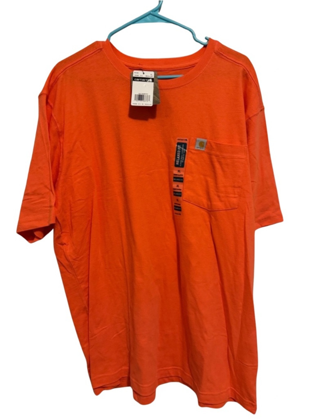 Carhartt Orange Pocket Short-Sleeve Tee